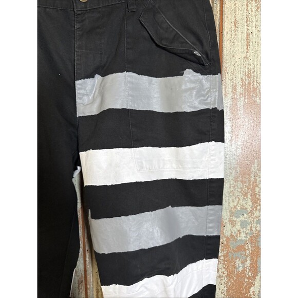 Upcycled Into Wowzer Trowzers By Donnie Mac Wear WON Woolf Originals NY 32 - Picture 2 of 11